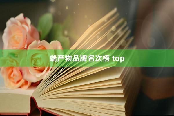 端产物品牌名次榜 top